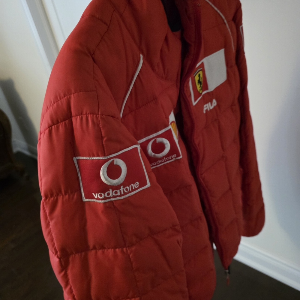 Red Fila Ferrari Racing Jacket - Picture 2 of 3